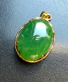 Vintage Green Jade Pendant