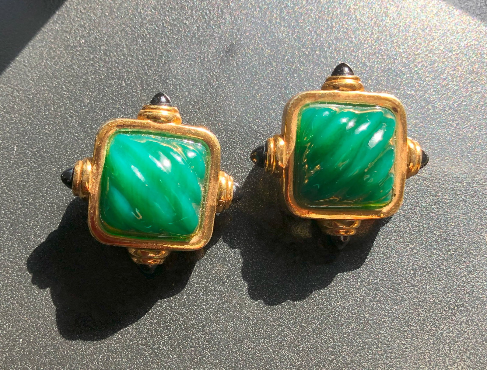 Pair of Gold Filled Earrings: Pair of Gold Filled Earrings