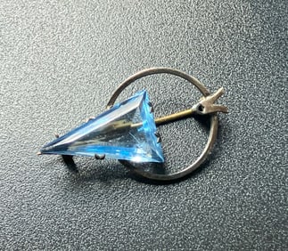 Vintage Silver Brooch Pin