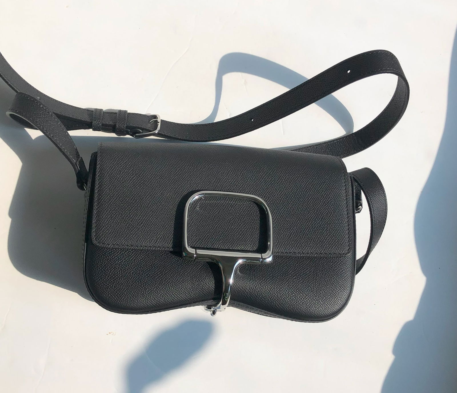 New Leather black Purse (1 of 4)