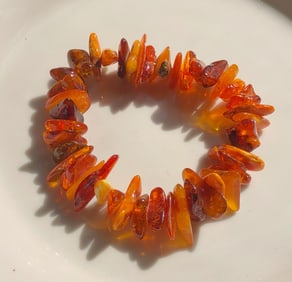 Vintage Amber Bracelet