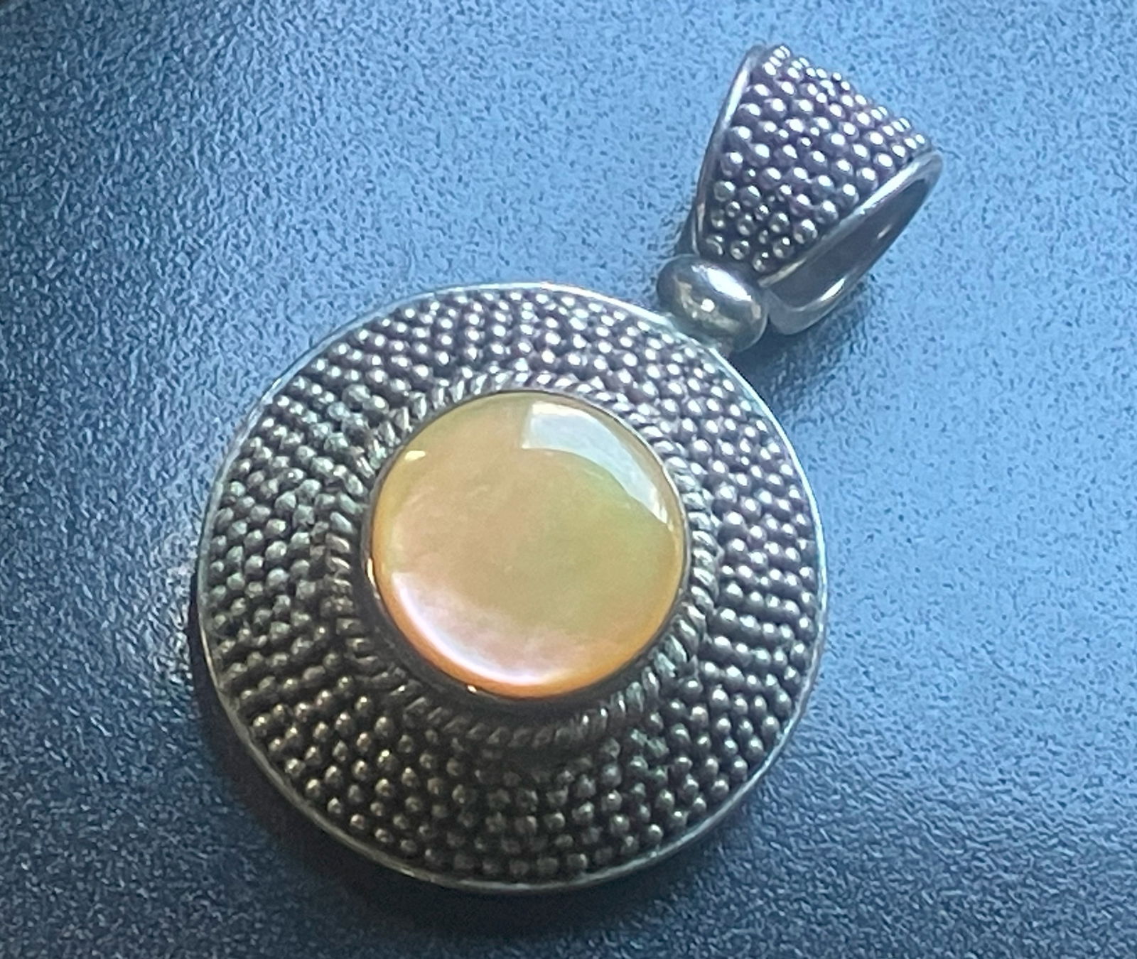 Silver Pendant with Gemstone (1 of 4)