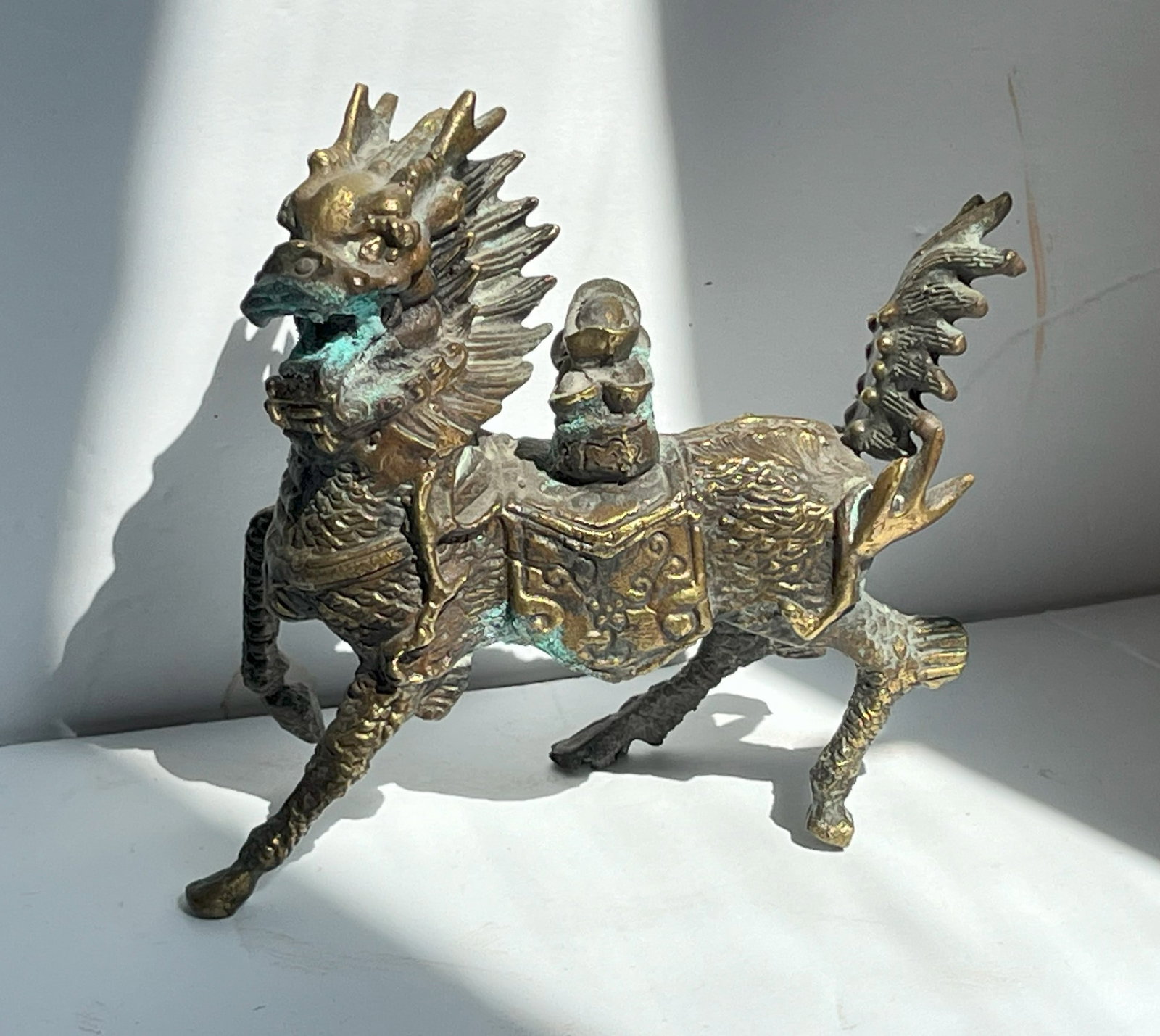 Antique Bronze Statue: Antique Bronze Statue, Size: 6"