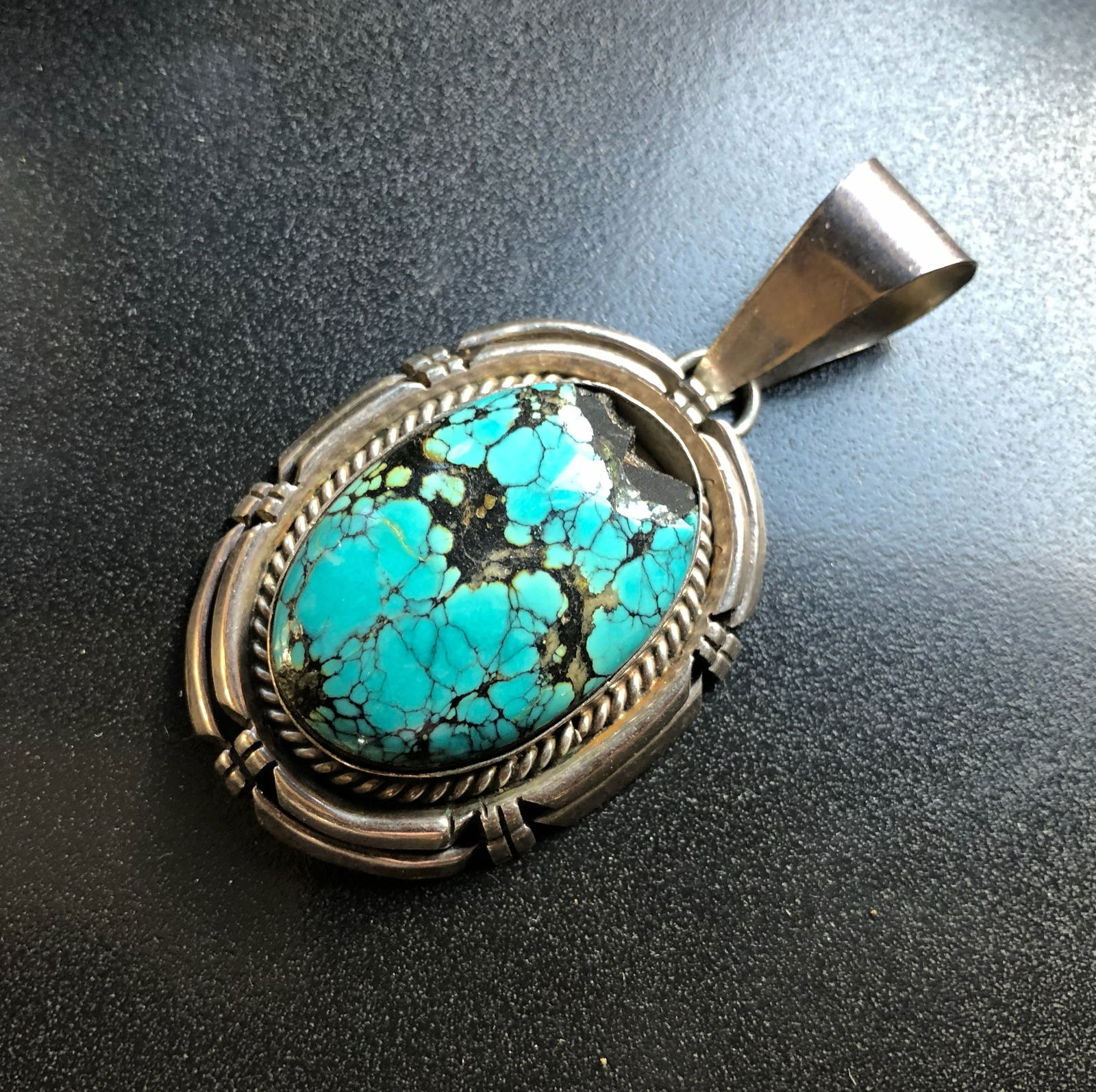 Silver Turquoise Pendant (1 of 4)