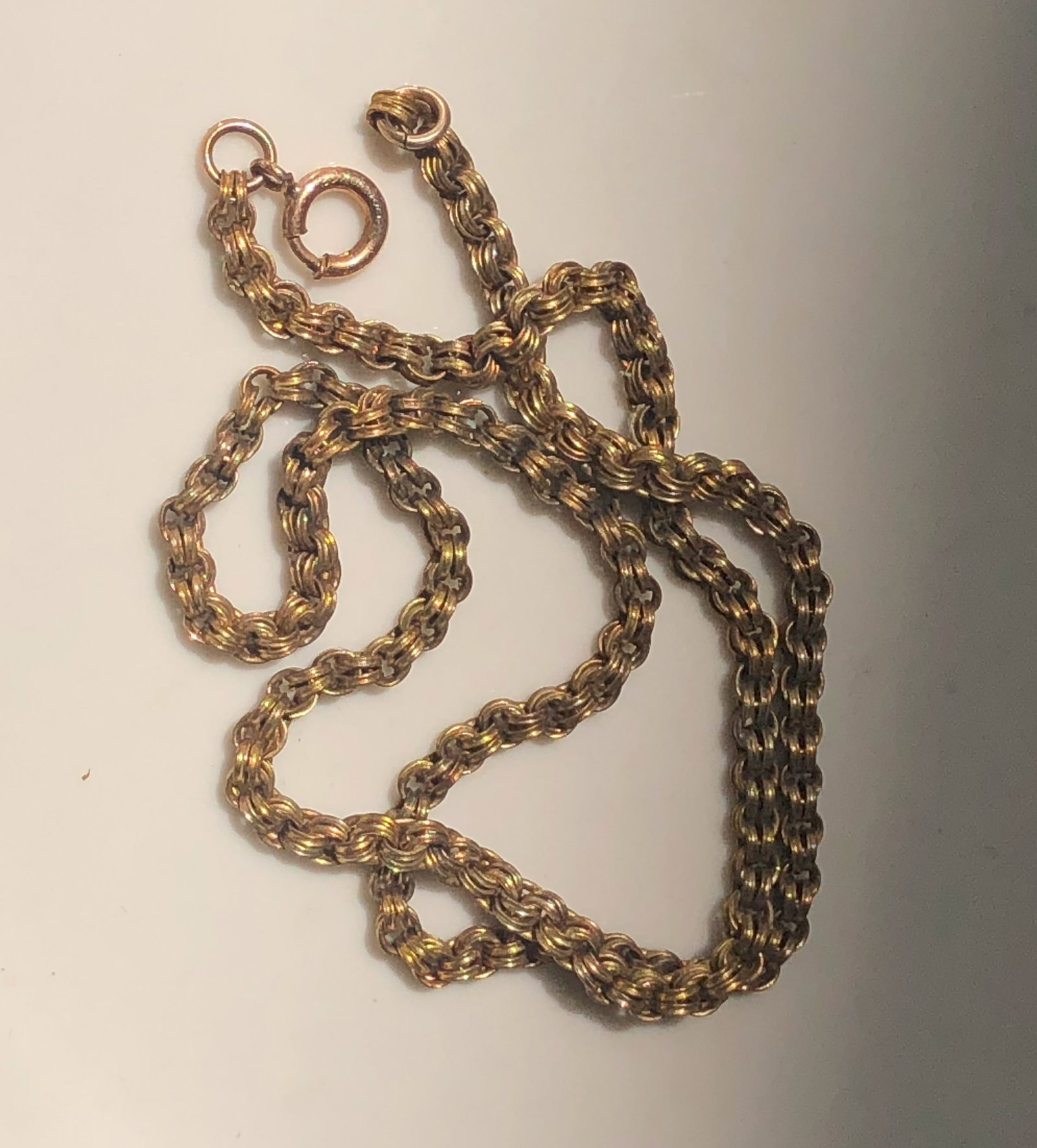 Antique Victorian Gold Filled Chain: Antique Victorian Gold Filled Chain