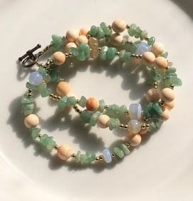 Gemstone Beaded Necklace