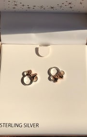 Pair of Disney Silver Earrings