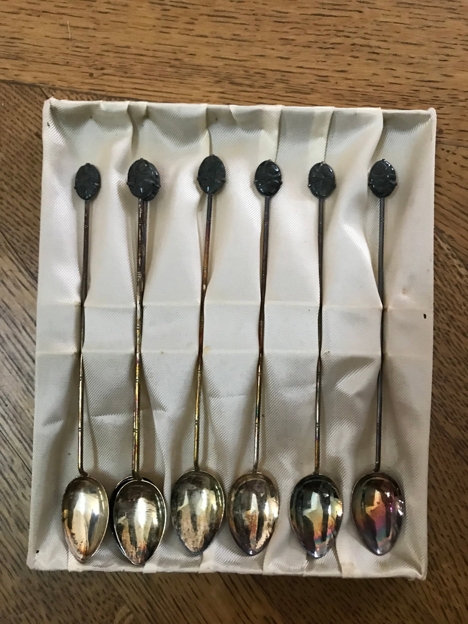 Box of Silver Spoons: Box of Silver Spoons, Length: 7"