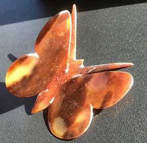 Vintage Butterfly Brooch Pin, Size: 2"