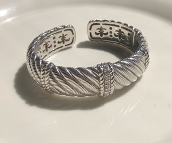 Vintage JUDITH RIPKA Silver Bracelet