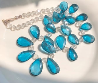 Vintage Necklace with Silver Clasp