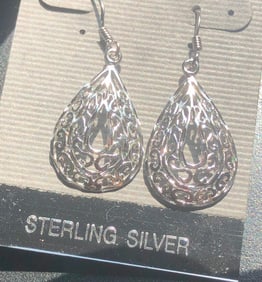 Pair of Silver Earrings