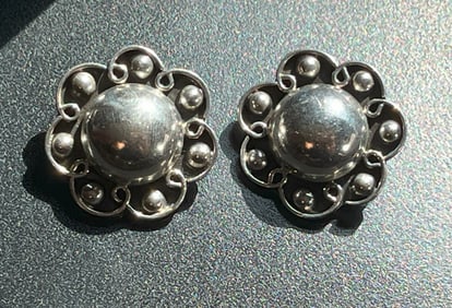 Pair of Silver Earrings