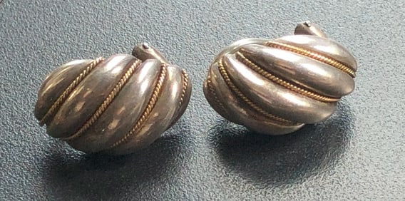 Pair of Silver Earrings
