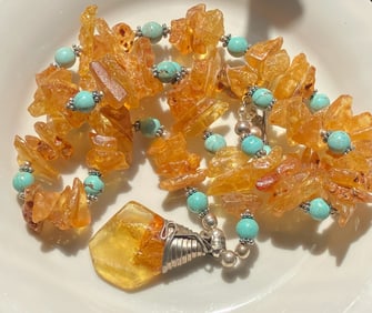 Vintage Amber Necklace
