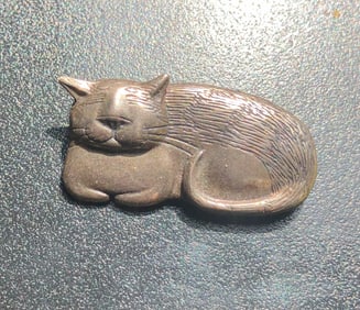 Vintage Silver Brooch Pin