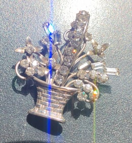 Vintage Silver Brooch Pin