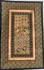 Vintage Embroidery Panel