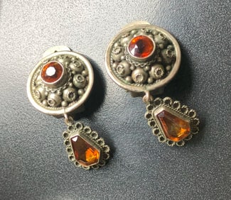 Pair of Silver Earrings