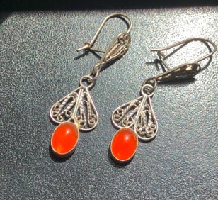Pair of Silver Earrings