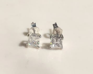 Pair of Silver Earrings