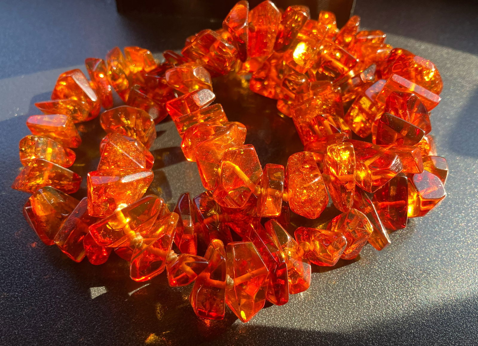 Vintage Amber Necklace: Vintage Amber Necklace