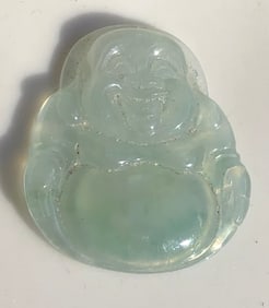 Natural Jadeite Buddha Pendant