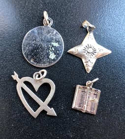 Four Silver Pendants
