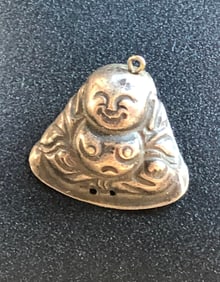 Vintage silver Buddha Pendant