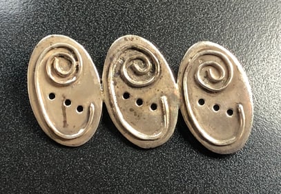 Vintage Silver Brooch Pin