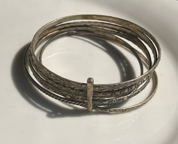 Antique Tibet Silver Bracelet
