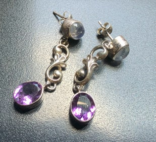 Pair of Silver Earrings