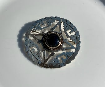 Vintage Silver Brooch Pin