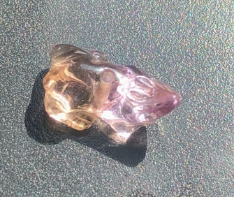 Vintage Ametrine Carving