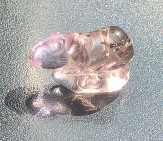 Vintage Ametrine Carving