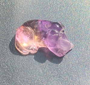 Vintage Ametrine Carving