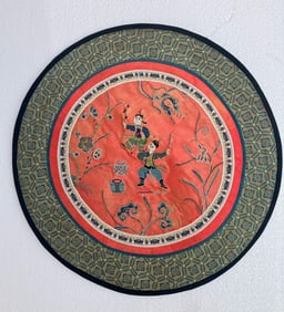 Vintage Embroidery Panel