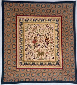 Vintage Embroidery Panel