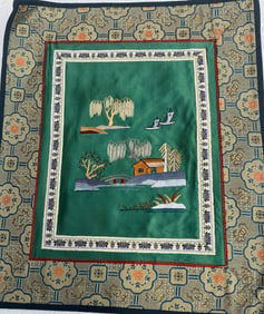 Vintage Embroidery Panel
