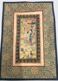 Vintage Embroidery Panel