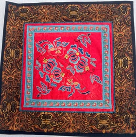 Vintage Embroidery Panel