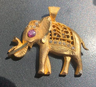 Vintage Gold Filled Pendant