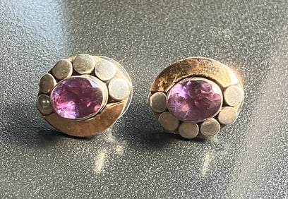 Pair of Silver Earrings