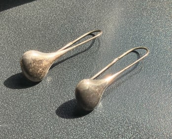 Pair of Silver Earrings