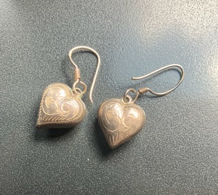 Pair of Silver Earrings