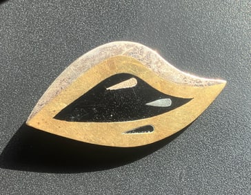 Artistic Silver Brooch