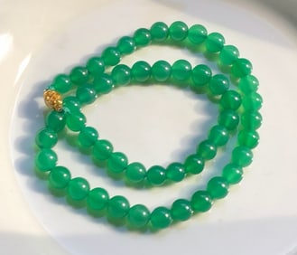 Vintage Green Necklace