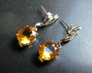 Pair of Silver Earrings