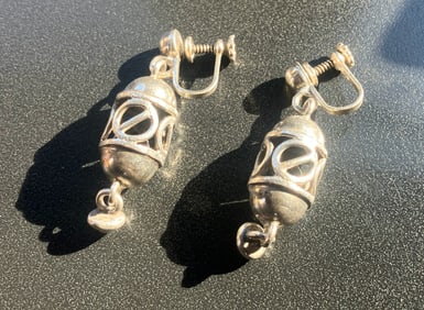 Pair of Silver Earrings
