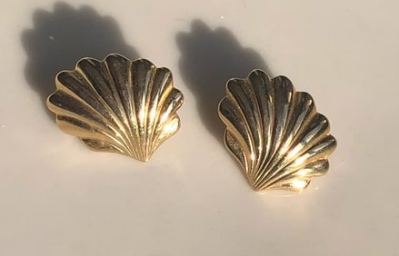 Pair of Gold Plated Earrings
